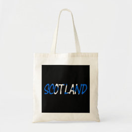 Bolso De Tela Escocia en la mira por encima de la bandera escoce