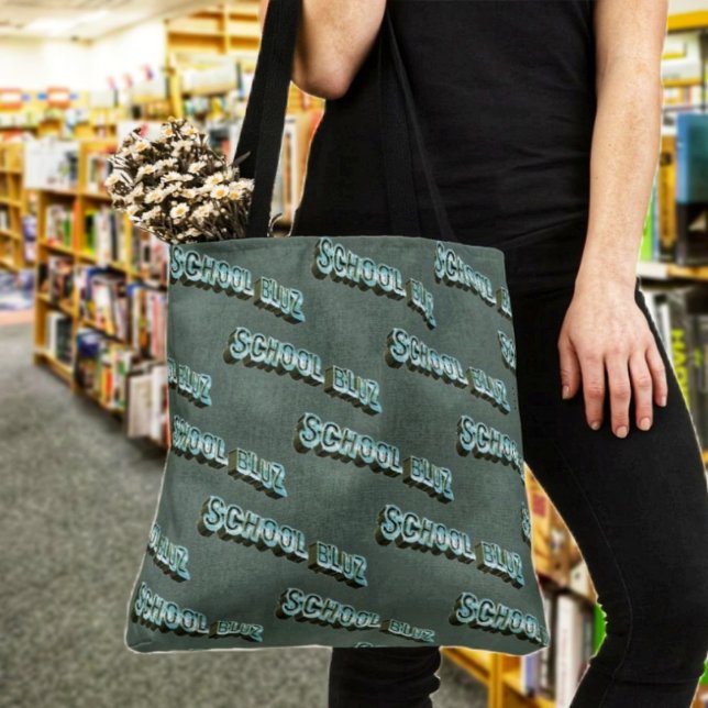 Bolso De Tela Escolar luz 3D (This tote, should help you get through the school season!)