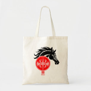 Bolso De Tela Escorpio x Año Personalizado del caballo 2026