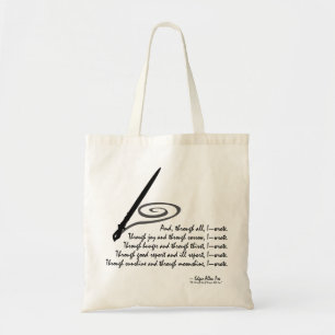 Bolso De Tela Escribí