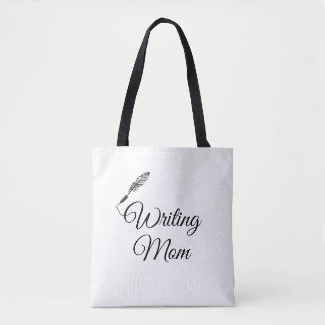 Bolso De Tela Escribiendo a mamá (Anverso)