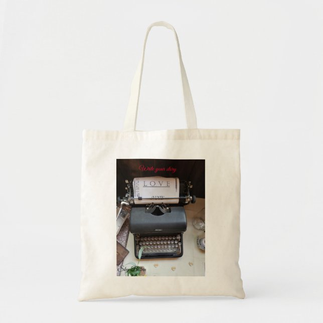 Bolso De Tela escribir tu historia (Frente)
