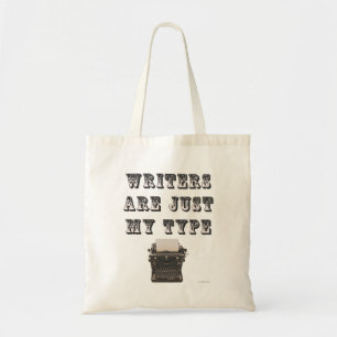 Bolso De Tela Escritores divertidos son mi eslogan tipo