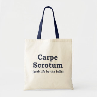 Bolso De Tela Escroto de Carpe