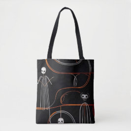Bolso De Tela Escrúpulos cómicos espeluznantes Halloween negros