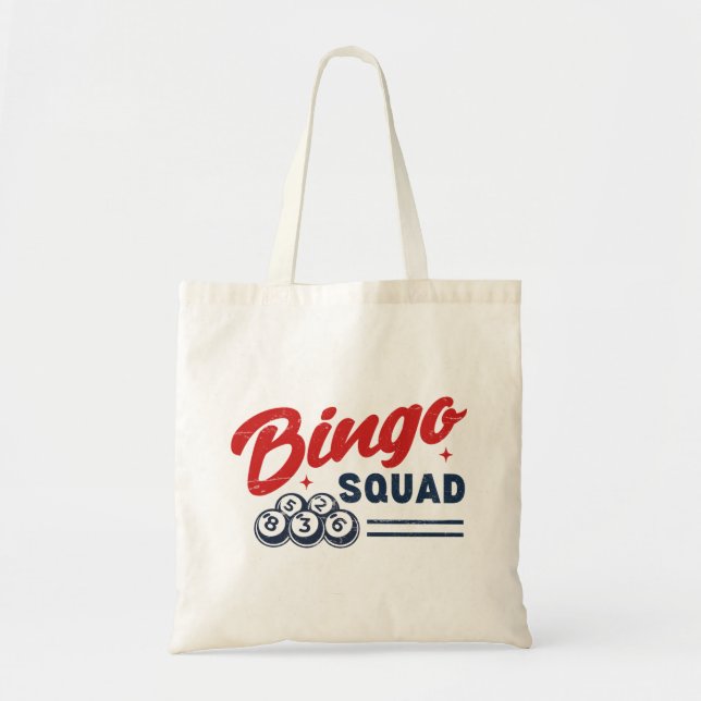 Bolso De Tela Escuadrón de Bingo (Frente)