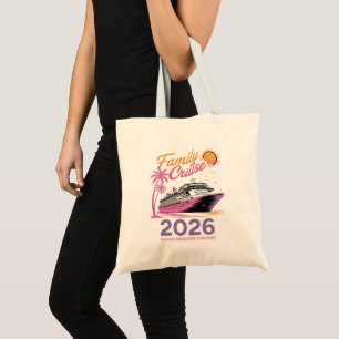 Bolso De Tela Escuadrón de crucero familiar viaje coincidente de