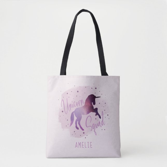 Bolso De Tela Escuadrón de galaxia unicornio (Anverso)