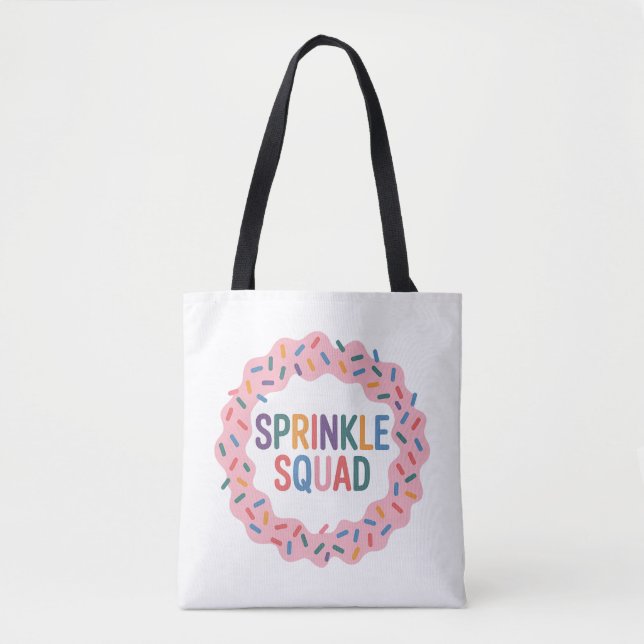 Bolso De Tela Escuadrón de rociadores | Bebé Sprinkle (Anverso)