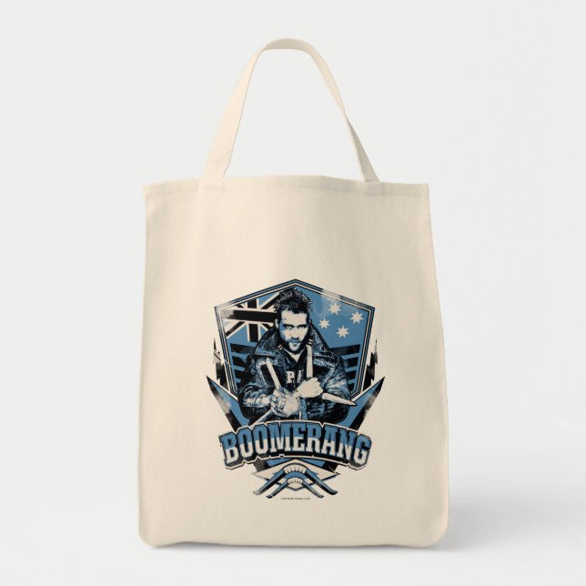 Bolso De Tela Escuadrón suicida | Insignia de Boomerang (Frente)
