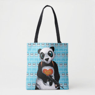 Bolso De Tela Escuadrón suicida   Panda