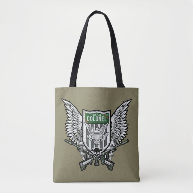 Bolso De Tela Escuadrón suicida | Rick Flag Winged Escudo Tattoo (Anverso)