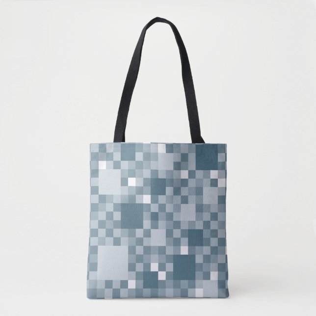 Bolso De Tela Escuadrones pequeños de Avio Pixelado Digital (Anverso)