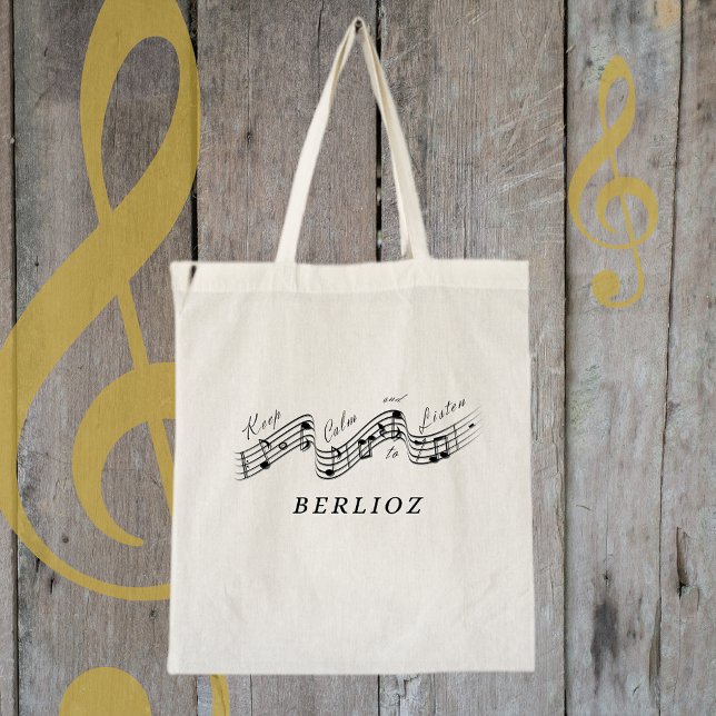 Bolso De Tela Escucha Hector Berlioz Compositor de Música Clásic (Subido por el creador)