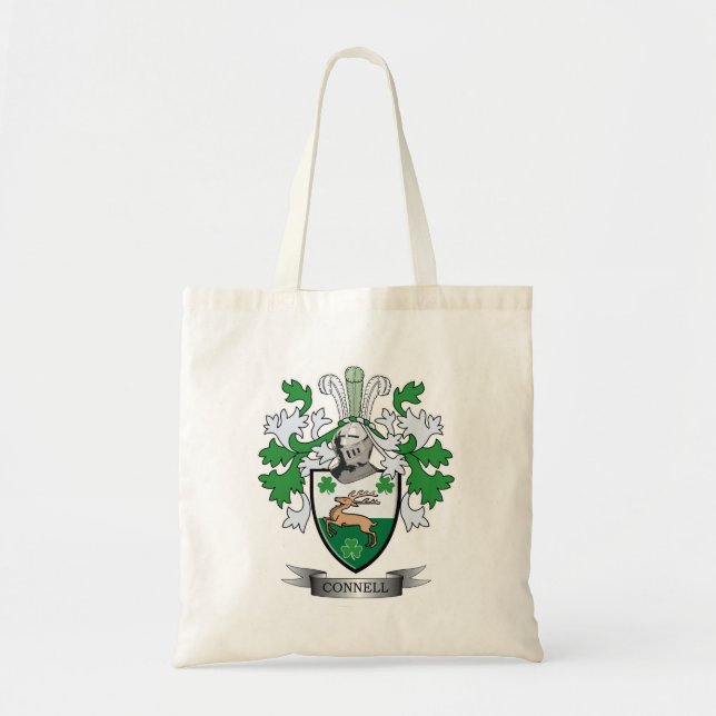 Bolso De Tela Escudo de armas de Connell (Frente)