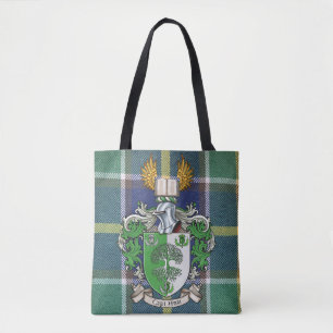 Bolso De Tela Escudo de armas de la Asociación Familia Joss/Joyc
