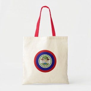 Bolso De Tela Escudo de Armas de la Bandera de Belice