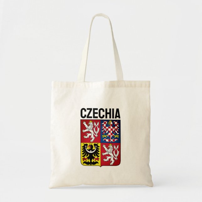 Bolso De Tela Escudo de armas de la República Checa (Frente)
