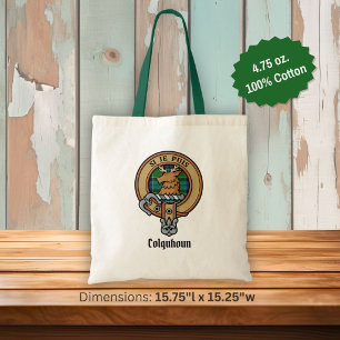 Bolso De Tela Escudo de armas del Clan Colquhoun sobre Tartán