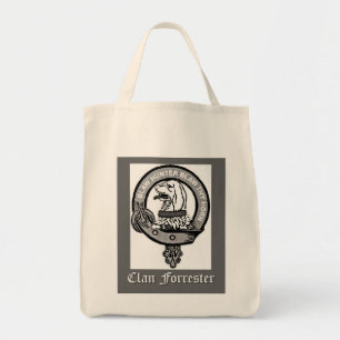 Bolso De Tela Escudo de armas del Clan Forrester