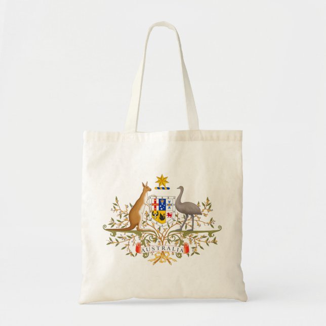 Bolso De Tela Escudo de Australia (Frente)