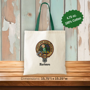 Bolso De Tela Escudo de Clan MacInnes sobre Tartán
