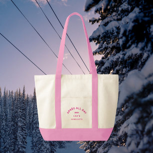 Bolso De Tela Escudo de esquí Après All Day Hot Pink