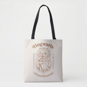 Bolso De Tela Escudo de la Escuela de Magia y Hechicería HOGWART