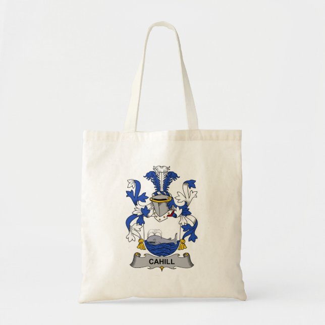Bolso De Tela Escudo de la familia de Cahill (Frente)