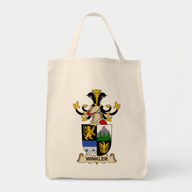 Bolso De Tela Escudo de la familia de Winkler (Frente)