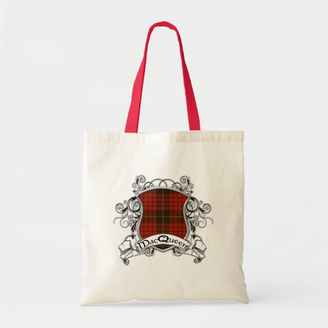 Bolso De Tela Escudo del tartán de MacQueen (Frente)