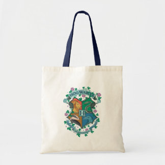 Bolso De Tela ESCUDO floral HOGWARTS™