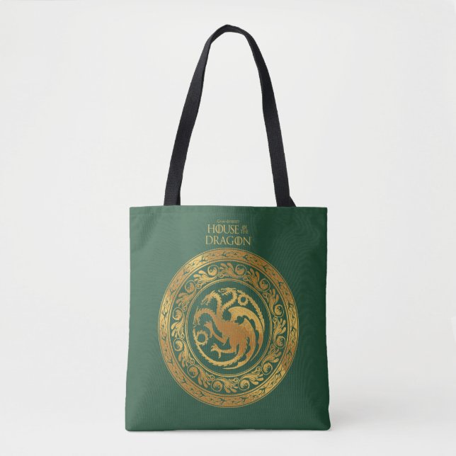 Bolso De Tela Escudo Golden Targaryen (Anverso)