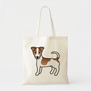 Bolso De Tela Escudo suave marrón Jack Russell Terrier Perro de