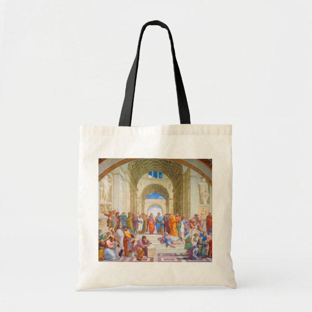 Bolso De Tela Escuela de Atenas, Raphael, 1509-1510 (Frente)