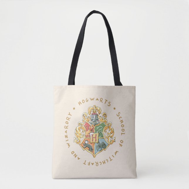Bolso De Tela Escuela de Brujería y Asistencias HOGWARTS™ (Anverso)