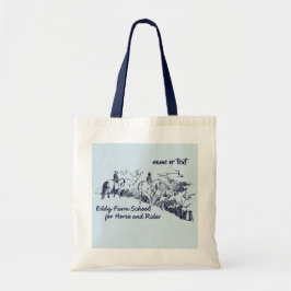 Bolso De Tela Escuela de la granja del remolino para el caballo