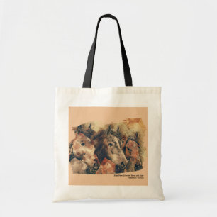 Bolso De Tela Escuela de la granja del remolino para el caballo
