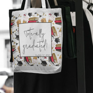 Bolso De Tela Escuela de regalo de graduados graduados por tote