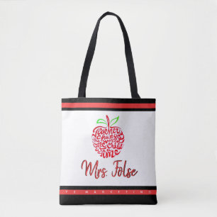 Bolso De Tela Escuela del personalizado del estudiante de Apple