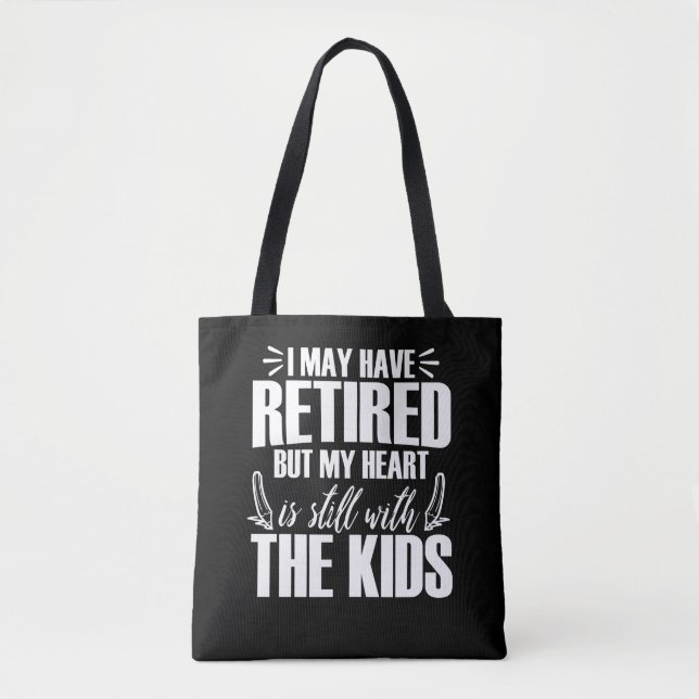 Bolso De Tela Escuela infantil de preescolar inspiran amor (Anverso)