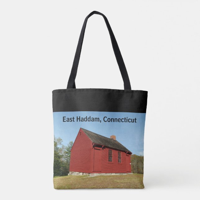 Bolso De Tela Escuela Nathan Hale (East Haddam) (Reverso)