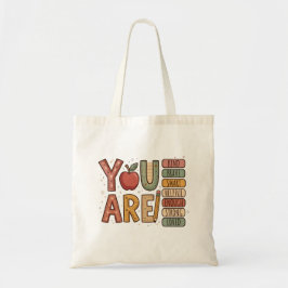 Bolso De Tela Escuela Primaria Eres Amable Valiente Inspirador