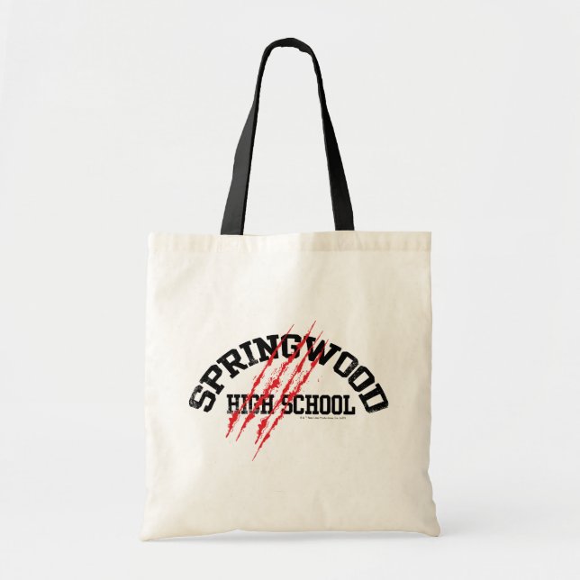 Bolso De Tela Escuela Secundaria Springwood (Frente)