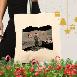 Bolso De Tela Ese es un pequeño paso para Santa Apolo 17 