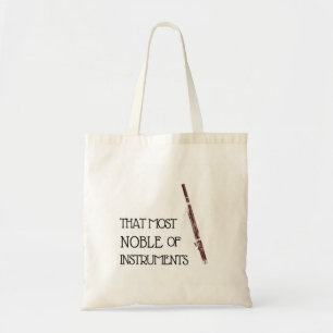 Bolso De Tela Ese la más noble de instrumentos - Bassoon