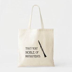 Bolso De Tela Ese la más noble de instrumentos - Clarinet