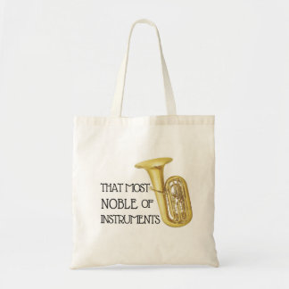 Bolso De Tela Ese más noble de instrumentos - Tuba