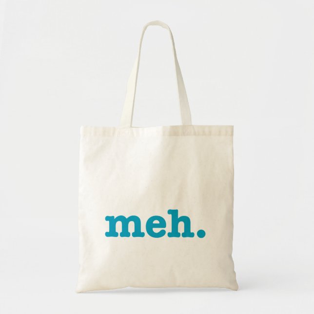 Bolso De Tela Ese Meh. sensación (Frente)
