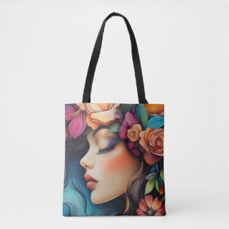 Bolso De Tela Esencia floral